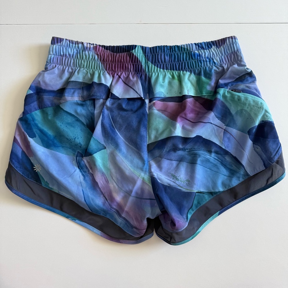 Athleta Printed Mesh Racer Run Short 4" - Picture 5 of 7